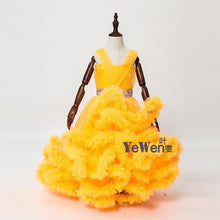 Cloud little flower girls dresses for weddings Baby Party frocks sexy children images Dress kids prom dresses evening gowns 2016 - lifebiz