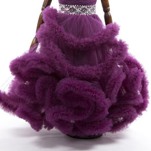 Cloud little flower girls dresses for weddings Baby Party frocks sexy children images Dress kids prom dresses evening gowns 2016 - lifebiz