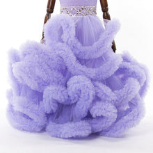 Cloud little flower girls dresses for weddings Baby Party frocks sexy children images Dress kids prom dresses evening gowns 2016 - lifebiz