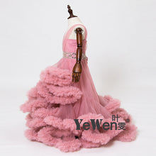 Cloud little flower girls dresses for weddings Baby Party frocks sexy children images Dress kids prom dresses evening gowns 2016 - lifebiz