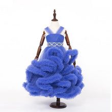 Cloud little flower girls dresses for weddings Baby Party frocks sexy children images Dress kids prom dresses evening gowns 2016 - lifebiz