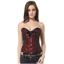 Slim Satin Overbust Corset - lifebiz