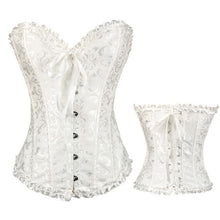 Slim Satin Overbust Corset - lifebiz