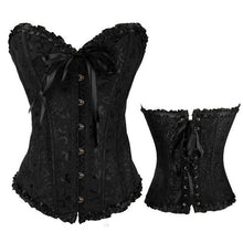 Slim Satin Overbust Corset - lifebiz