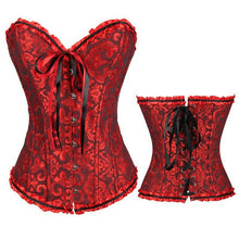 Slim Satin Overbust Corset - lifebiz