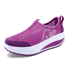 WGZNYN 2017 New Summer Zapato Woman Breathable Mesh Zapatillas Shoes For Women Network Soft Casual Shoes Flats EUR Size 35-40 - lifebiz