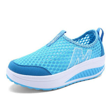 WGZNYN 2017 New Summer Zapato Woman Breathable Mesh Zapatillas Shoes For Women Network Soft Casual Shoes Flats EUR Size 35-40 - lifebiz